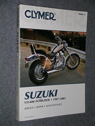 suzuki vs1400 intruder 1987 2003 1st edition clymer publications 0892878746, 978-0892878741