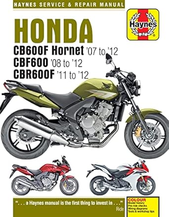 honda cb600f hornet cbf600 and cbr600f 1st edition editors of haynes manuals 1785213822, 978-1785213823