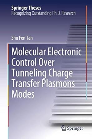 molecular electronic control over tunneling charge transfer plasmons modes 1st edition shu fen tan