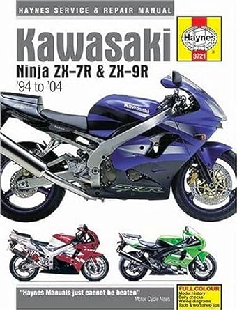 kawasaki ninja zx 7r and zx 9r 94 to 04 1st edition haynes 1844252604, 978-1844252602