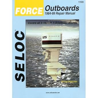 force outboards all engines 1984 99 1st edition seloc 0893300551, 978-0893300555