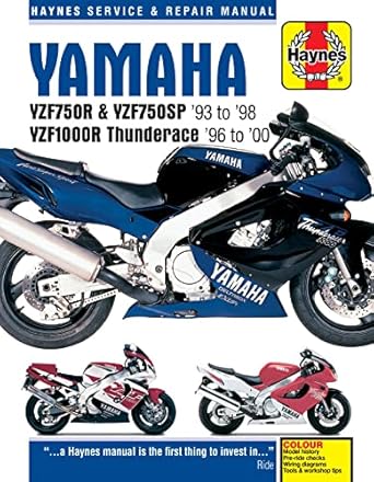 yamaha yzf750r yzf750sp and yzf1000r 93 00 1st edition haynes publishing 1785213091, 978-1785213090
