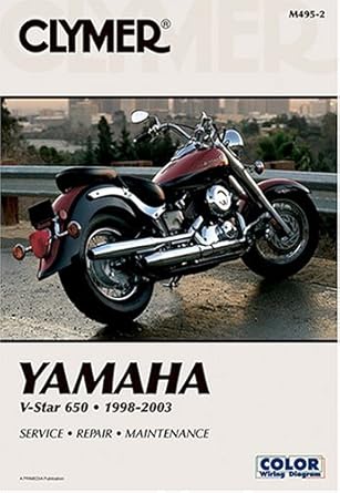 yamaha v star 650 1998 2003 1st edition clymer publications ,james grooms 0892878797, 978-0892878796