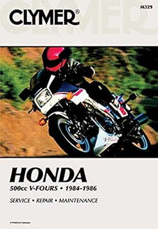 clymer honda 500cc v fours 1984 1985 service repair maintenance 1st edition penton staff 0892874198,
