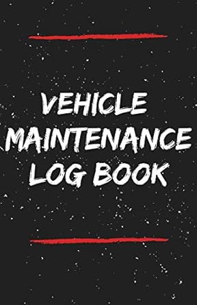 vehicle maintenace log book simple service auto repairs and maintenance record journal book for cars trucks