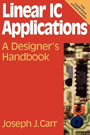 linear ic applications a designers handbook 1st edition joseph carr 0750633700, 978-0750633703