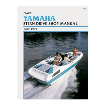 clymer yamaha stern drive shop manual 1989 1991 1st edition penton staff 0892875445, 978-0892875443