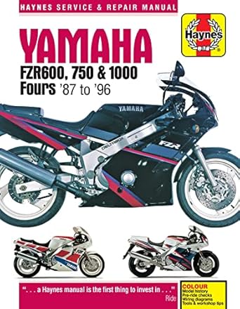 yamaha fzr600 750 and 1000 fours 87 to 96 1st edition editors of haynes manuals 0857339893, 978-0857339898