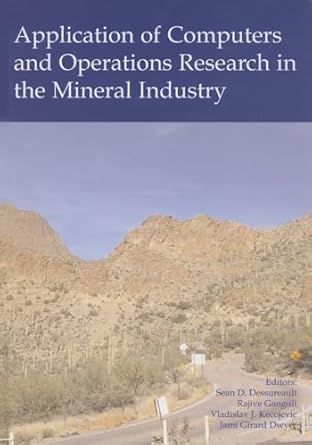 application of computers and operations research in the mineral industry proceedings of the 32nd