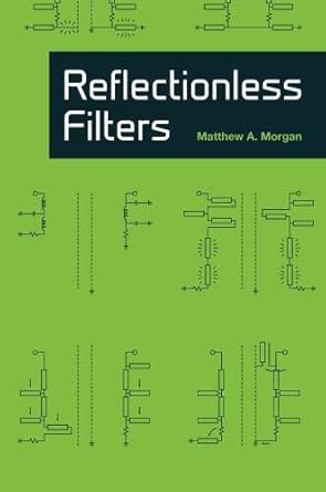 reflectionless filters 1st edition matthew a morgan 1630813273, 978-1630813277