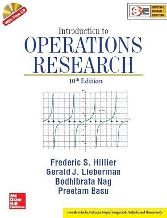 introduction to operations research 1st edition lieberman ,nag ,basu hillier 9339221850, 978-9339221850