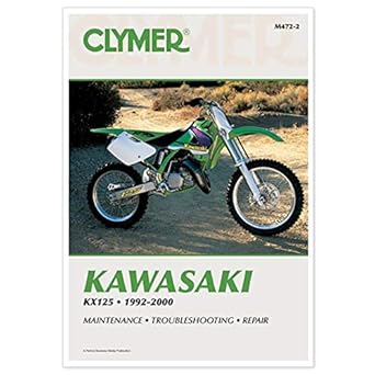 kawasaki kx125 1992 2000 1st edition penton staff 0892878533, 978-0892878536