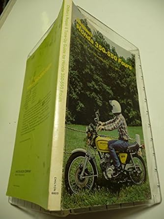 chiltons repair and tune up guide honda 350 550 fours 1971 77 1st edition chilton book company 0801966035,