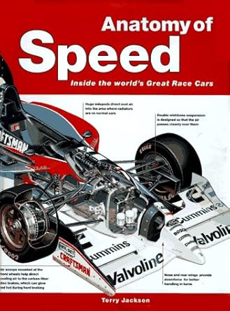 anatomy of speed inside the worlds great race cars 1st edition terry jackson 0785806539, 978-0785806530