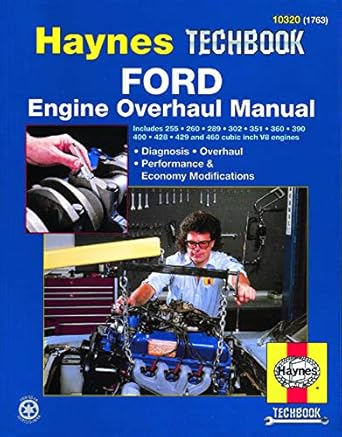 ford engine overhaul haynes techbook 1st edition john haynes 1850107637, 978-1850107637