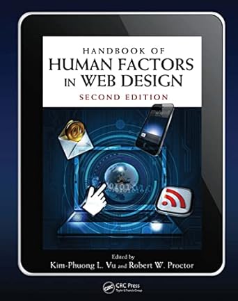 handbook of human factors in web design 1st edition kim phuong l vu ,robert w proctor 1439825947,