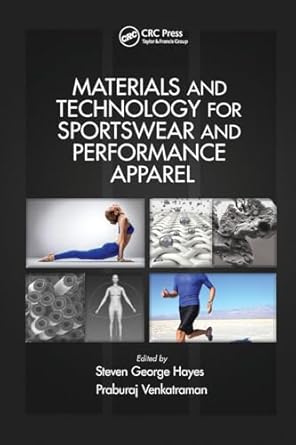materials and technology for sportswear and performance apparel 1st edition praburaj venkatramansteven george