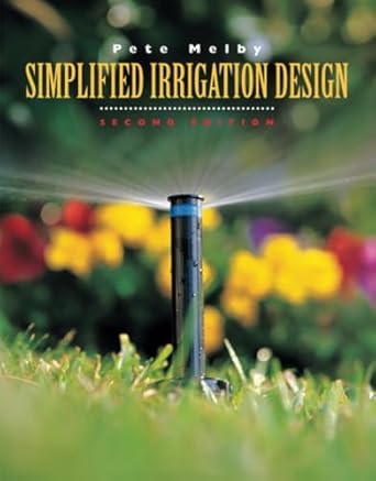 simplified irrigation design 1st edition pete melby 0471286222, 978-0471286226