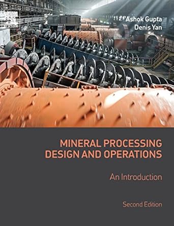 mineral processing design and operations an introduction 1st edition ashok gupta ,denis s yan 0444635890,