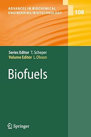 biofuels 1st edition lisbeth olsson 3540736506, 978-3540736509