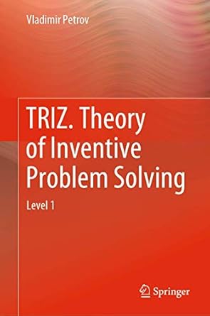 triz theory of inventive problem solving 1st edition petrov 3030042537, 978-3030042530