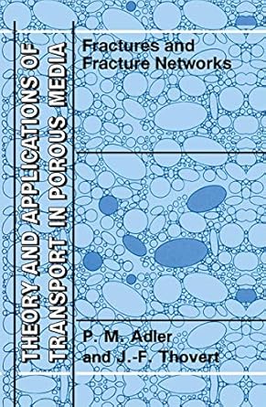 fractures and fracture networks 1st edition p m adler ,j f thovert 9048151929, 978-9048151929