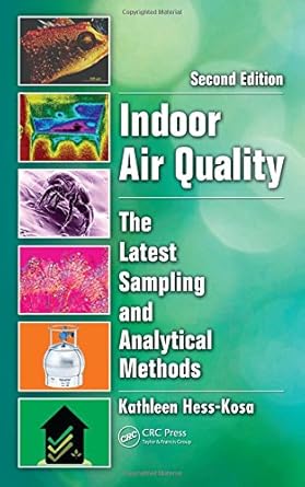 indoor air quality the latest sampling and analytical methods 1st edition kathleen hess kosa 143982665x,