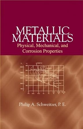 metallic materials physical mechanical and corrosion properties 1st edition p e schweitzer 0824708784,