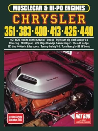 chrysler 361/383/400/413/426/440 hi po 1st edition brooklands books ltd 1855201038, 978-1855201033