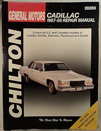 gm cadillac 1967 89 1st edition chilton 0801985870, 978-0801985874