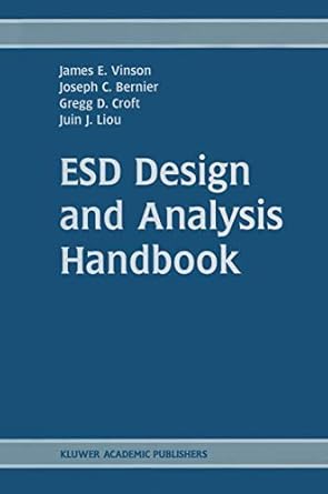 esd design and analysis handbook 1st edition james e vinson ,joseph c bernier ,gregg d croft ,juin jei liou