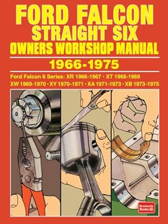 ford falcon straight six owners workshop manual 1966 1975 1st edition autobooks ltd 0851475612, 978-0851475615