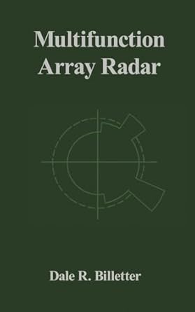 multifunction array radar 1st edition dale r billetter 0890063591, 978-0890063590