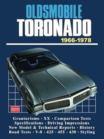 oldsmobile toronado 1966 1978 road test book 1st edition brooklands books ltd 0946489874, 978-0946489879