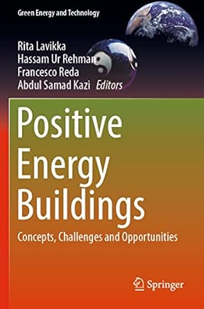 positive energy buildings concepts challenges and opportunities 1st edition rita lavikka ,hassam ur rehman