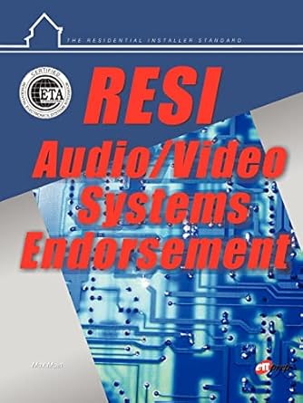 resi audio and video systems endorsement 1st edition max main ,charles j brooks 1581221037, 978-1581221039