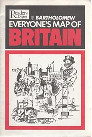 map of britain and northern ireland 1st edition john bartholomew and son 0702803324, 978-0702803321