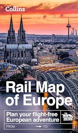 collins rail map of europe plan your flight free european adventure 1st edition collins ,collins maps
