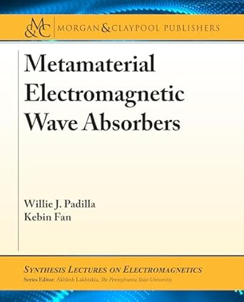 metamaterial electromagnetic wave absorbers 1st edition willie j padilla ,kebin fan 163639261x, 978-1636392615