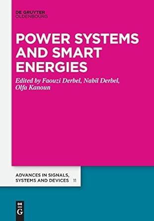 power systems and smart energies 1st edition faouzi derbel 3110591170, 978-3110591170