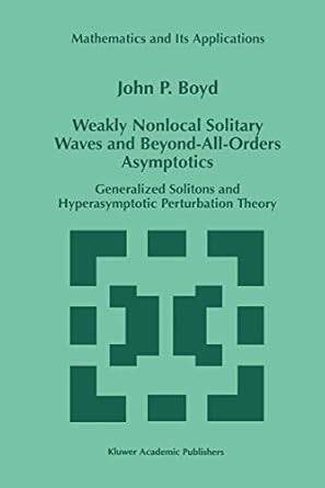 weakly nonlocal solitary waves and beyond all orders asymptotics generalized solitons and hyperasymptotic
