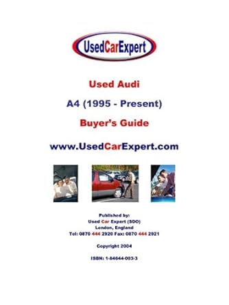 used audi a4 buyers guide 1st edition 1846440033, 978-1846440038