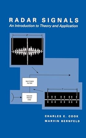 radar signals an introduction to theory and application 1st edition charles e cook ,marvin bernfeld