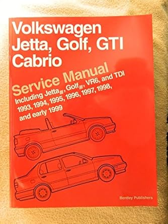 volkswagen jetta golf gti cabrio service manual jetta golf gti 1993 1999 cabrio 1995 2002 including 1 9l tdi