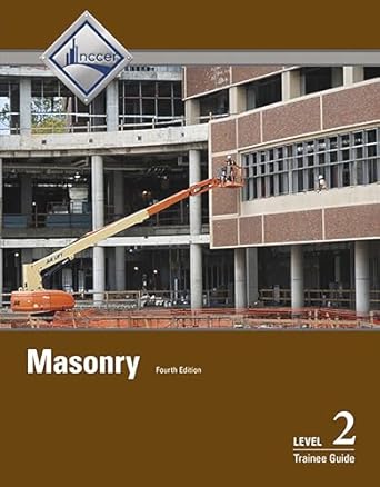 masonry trainee guide level 2 1st edition nccer 013377970x, 978-0133779707