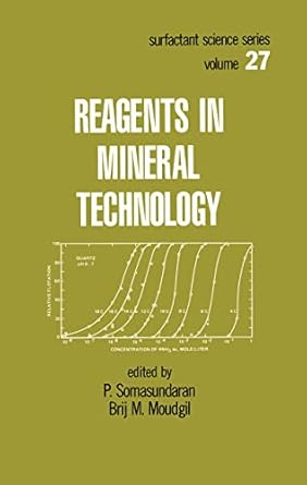 reagents in mineral technology 1st edition p somasundaran 0824777158, 978-0824777159