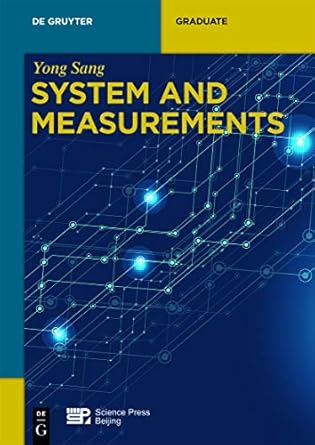 system and measurements 1st edition yong sang ,china science publishing media ltd 3110624370, 978-3110624373