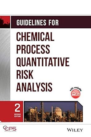 guidelines for chemical process quantitative risk analysis 1st edition ccps 081690720x, 978-0816907205