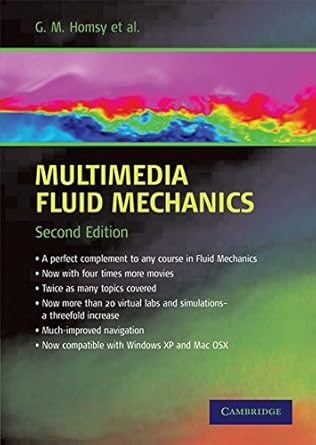 multimedia fluid mechanics 1st edition g m homsy 0521721695, 978-0521721691
