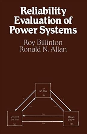 reliability evaluation of power systems 1st edition roy billinton 1461577330, 978-1461577331